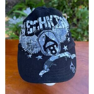 Reebok Alex Ovechkin OviGR8 Winged Logo Fitted Hat Youth One Size Black NEW